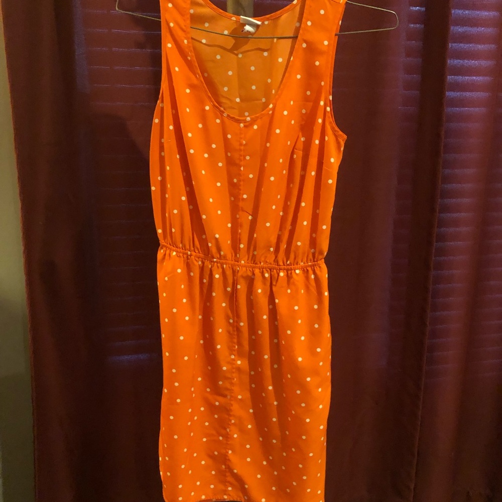 Orange dress